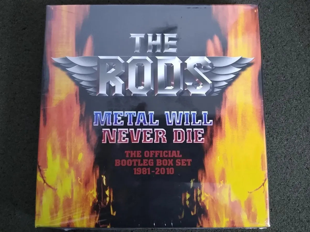Cd - The Rods  Metal Will Never Die - Official Bootleg Box