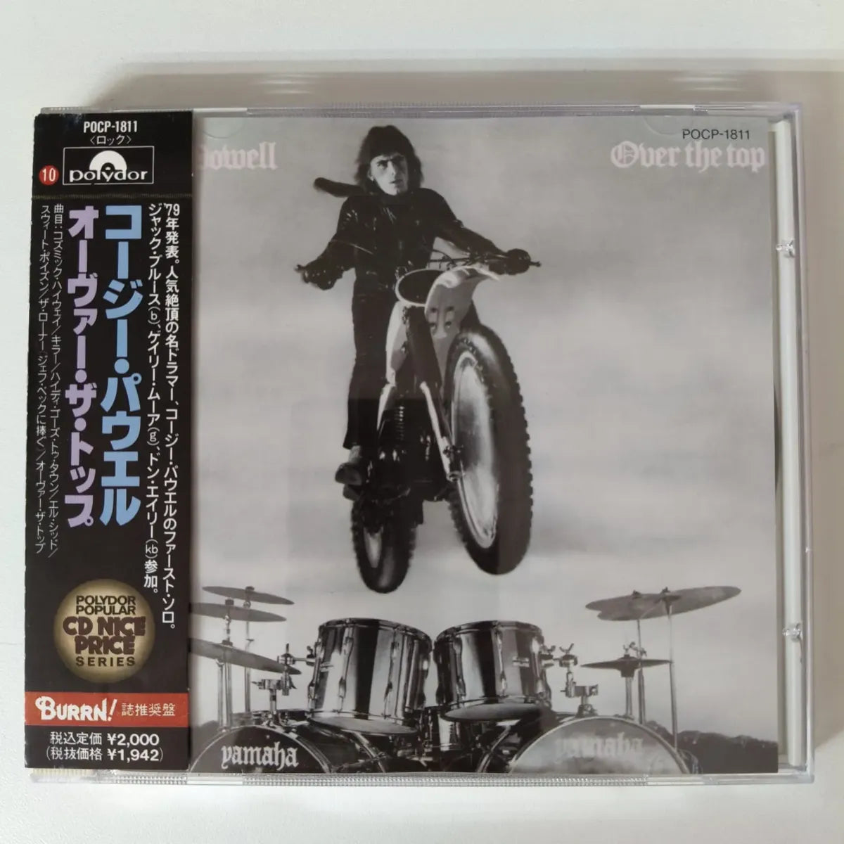 Cd Cozy Powell - Over The Top 1979 Bernie Marsden Don Airey