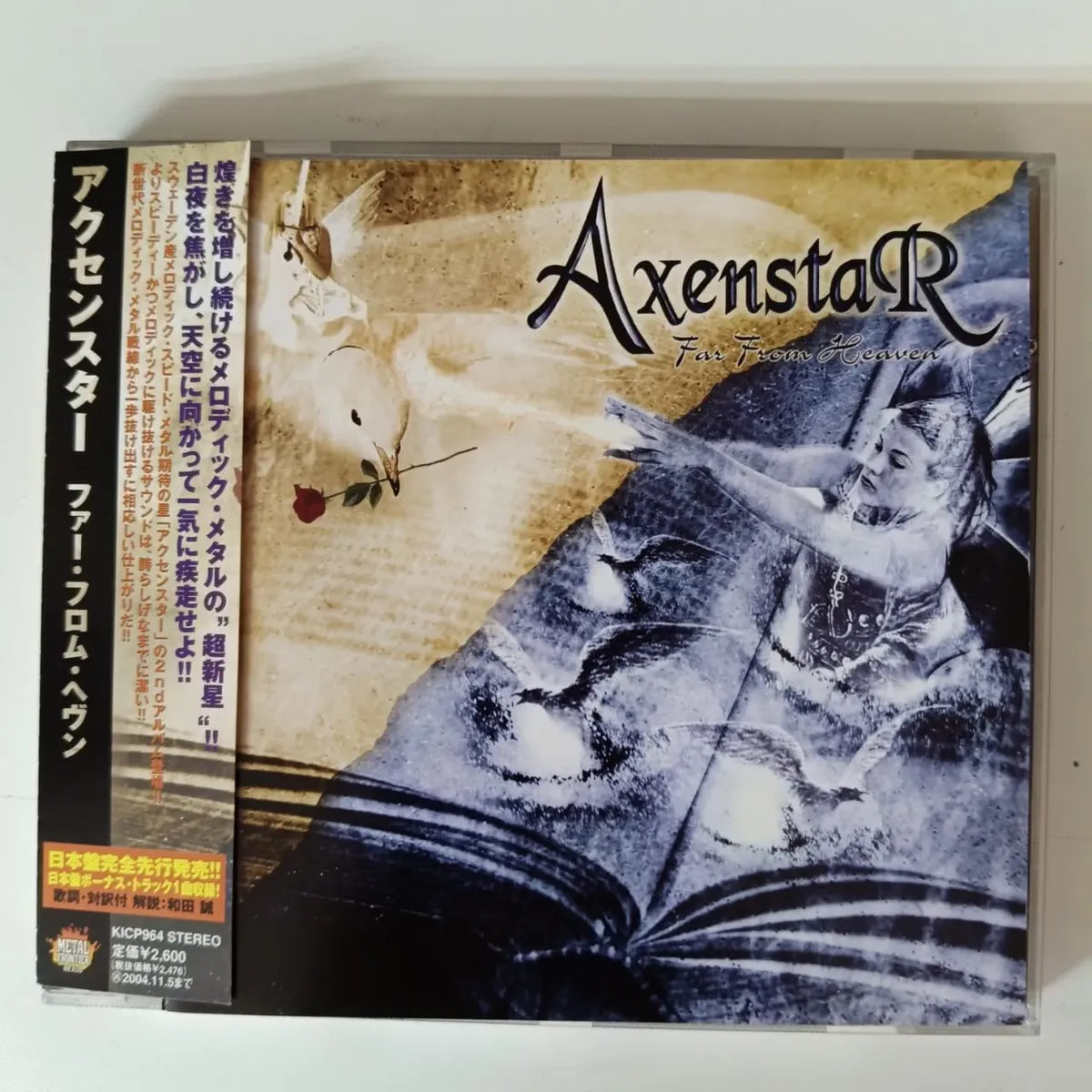 Cd Axenstar - Far From Heaven Heavy Metal 2003 Japones C/obi