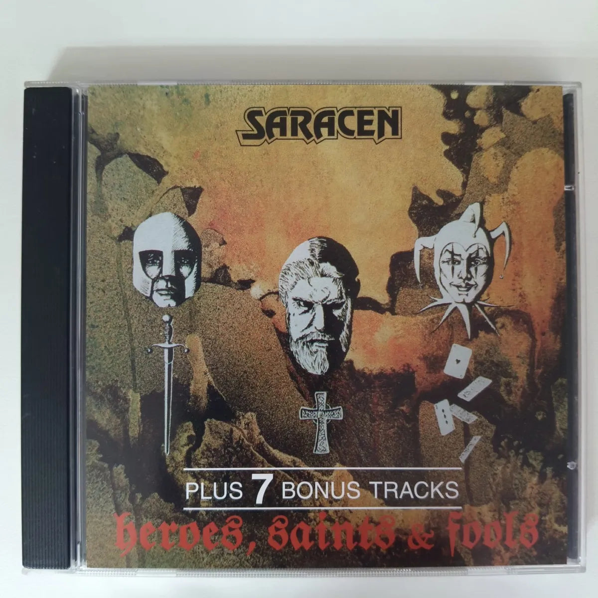 Cd Saracen- Heroes, Saints& Fools C/07 Bonus 1992 Hard Heavy