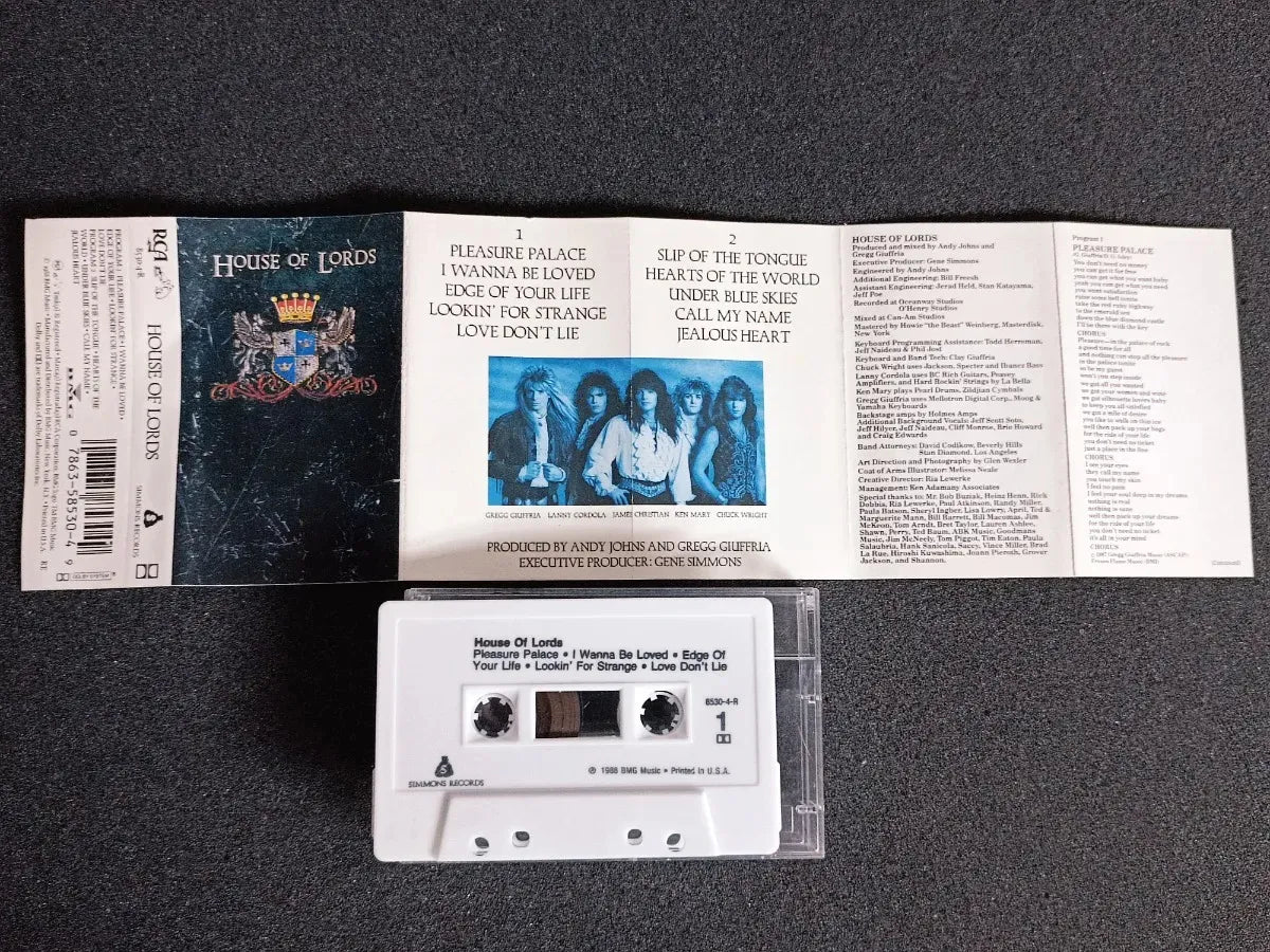 K7 - House Of Lords - House Of Lords * Us - Hard Rock - 1988