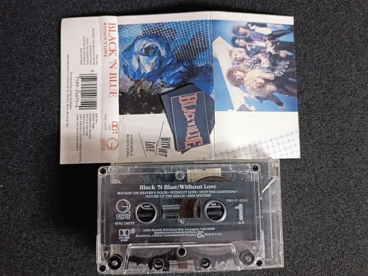 K7 - Black 'n Blue - Without Love * Us - Hard Rock - 1985