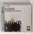 Cd Saxon-wheels Of Steel *duplo Coletanea 32 Musicas