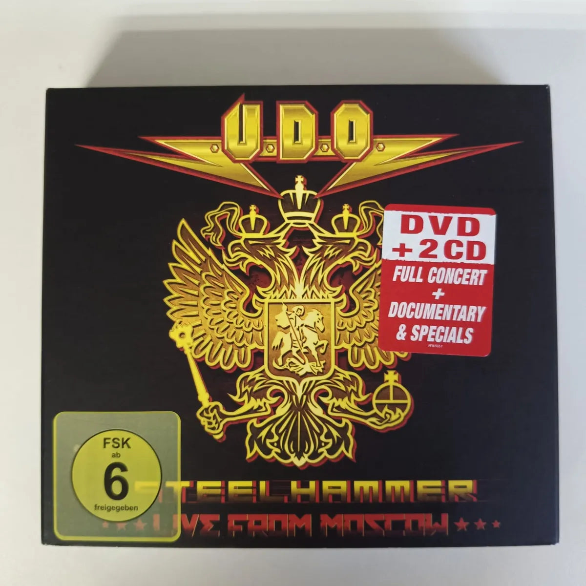 Cd Udo - Steelhammer Live From Moscow 02 Cds + Dvd Special
