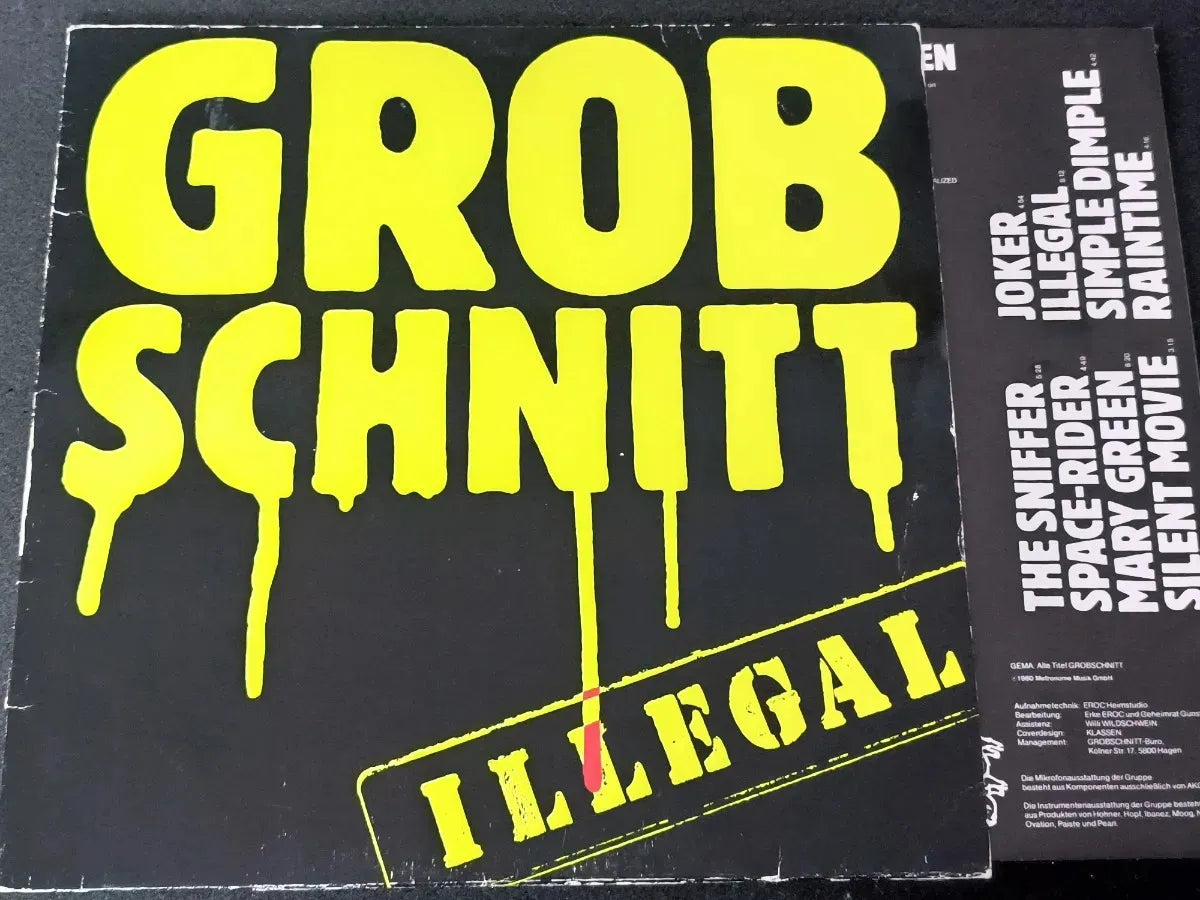Lp - Grobschnitt - Illegal * Germany - Krautrock - 1981