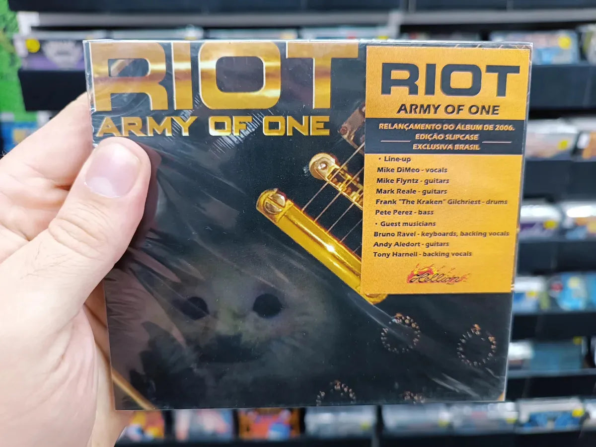 Cd Riot - Army Of One C/bonus * Nac - Slipcase - Sealed