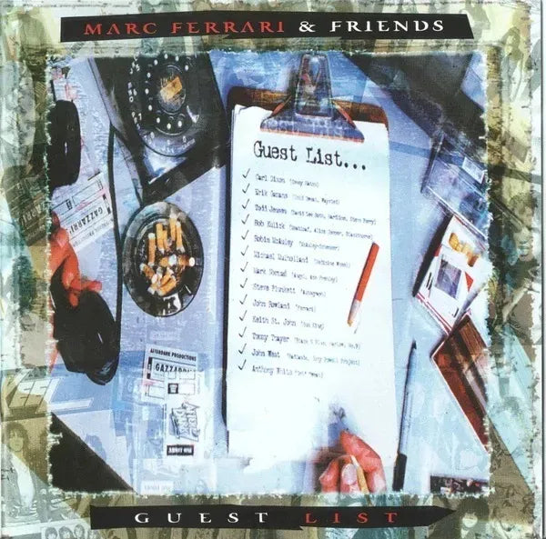 Cd Marc Ferrari & Friends - Guest List C/bonus 1995 Import