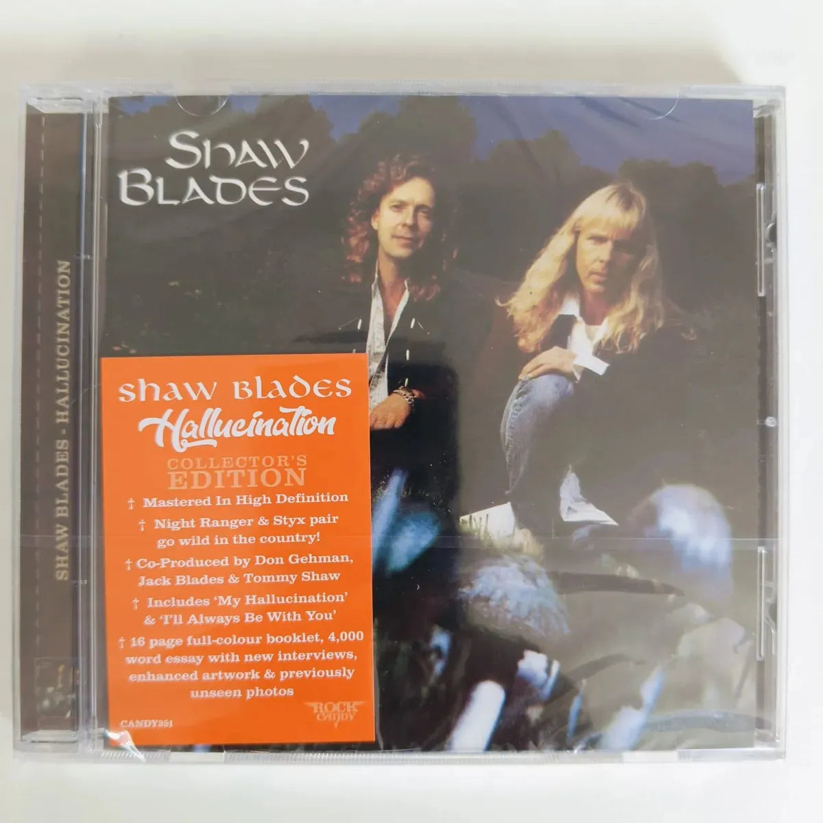 Cd Shaw Blades-hallucination *night Ranger Styx Remaster