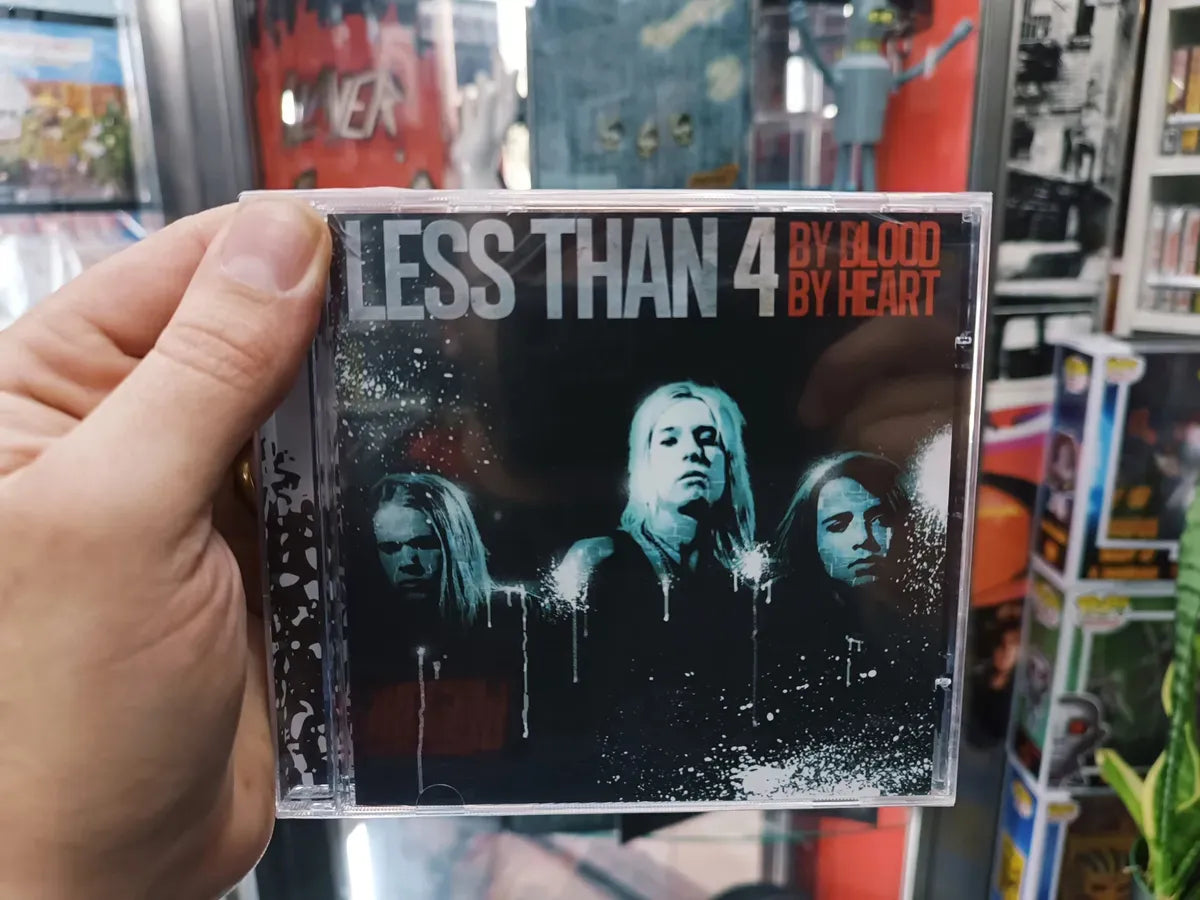Cd Less Than 4 - By Blood By Heart * Sweden - Hard Rock