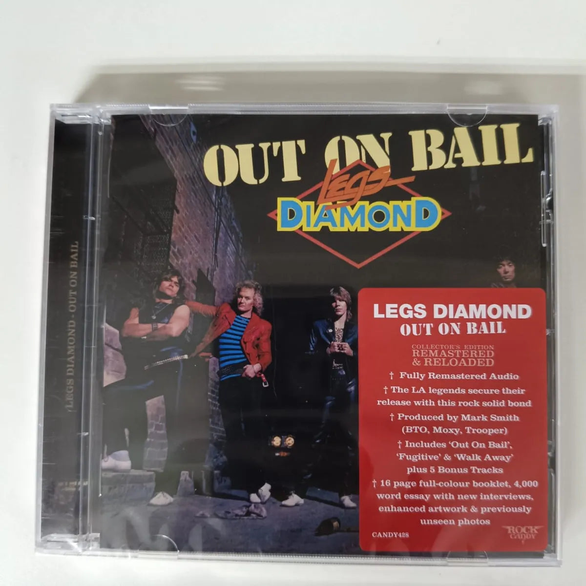 Cd Legs Diamond- Out On Bail Hard Rock Ed Rock Candy C/bonus