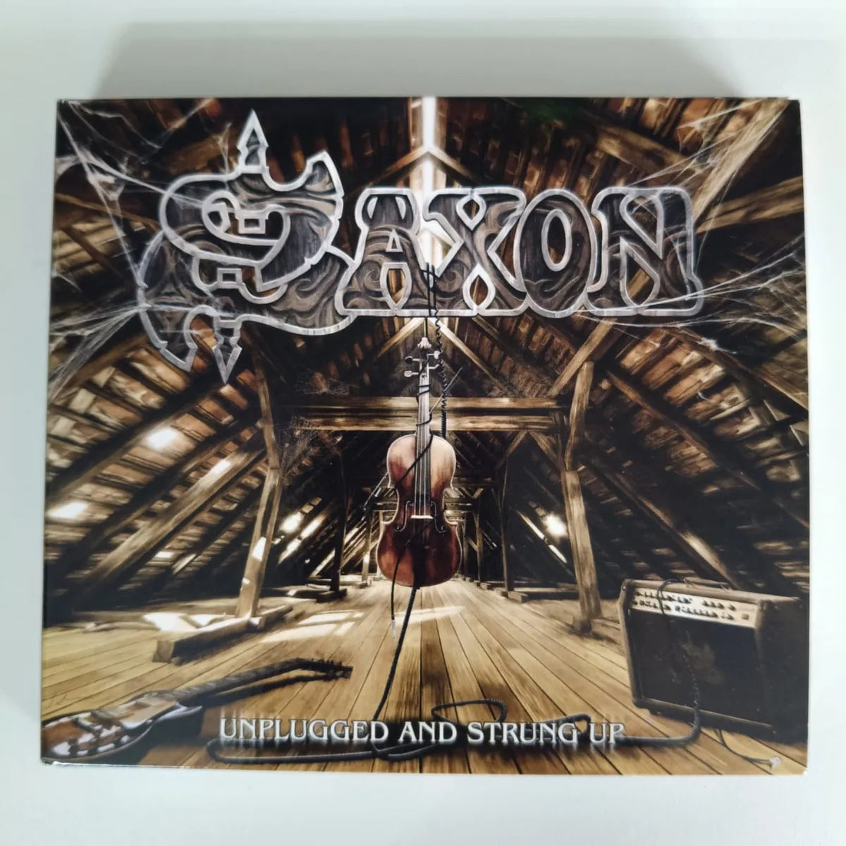 Cd Saxon - Unplugged And Strung Up Duplo Importado Digipack