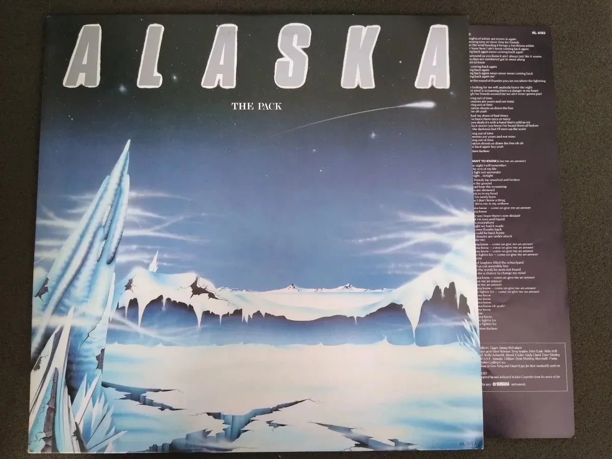 Lp - Alaska - The Pack * Japan C/obi - Hard Rock - 1985