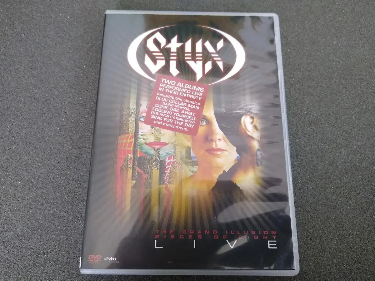 Dvd - Styx - The Grand Illusion  Pieces Of Eight Live * Nac