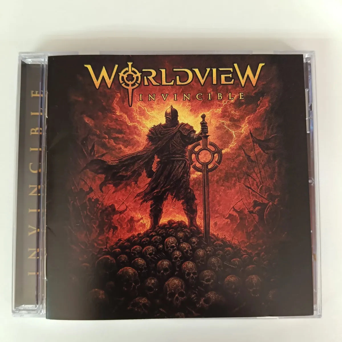 Cd Worldview- Invincible (2025) White Metal/ Sacred Warrior