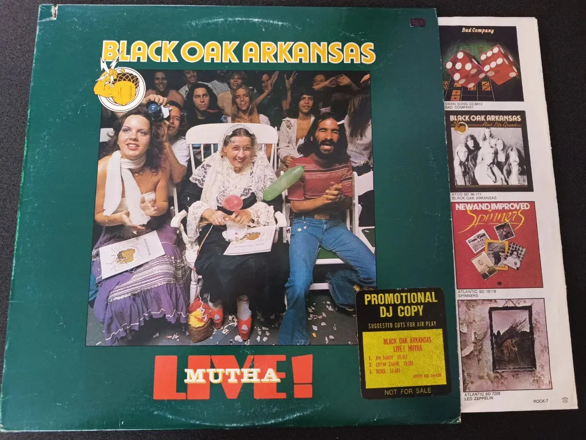 Lp - Black Oak Arkansas - Live! Mutha * Us - Southern - 1976