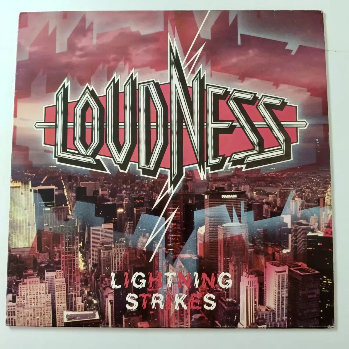 Lp Loudness - Lightning Strikes 1986 Vinil De Época Heavy