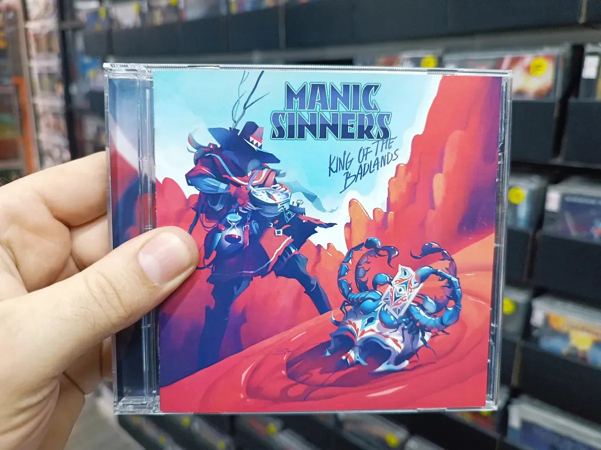 Cd Manic Sinners - King Of The Badlands * Italy - Hard 2022