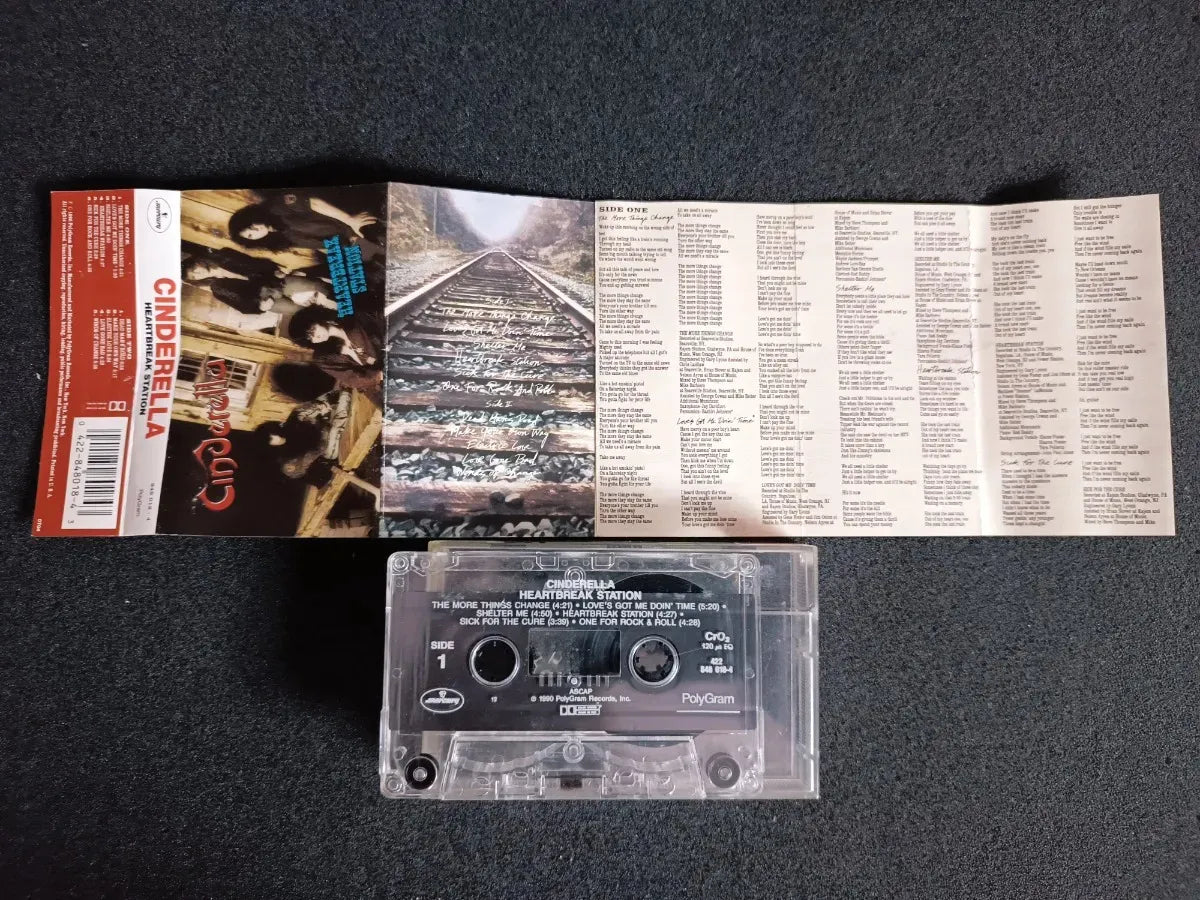 K7 - Cinderella - Heartbreak Station * Us - Hard Rock - 1990