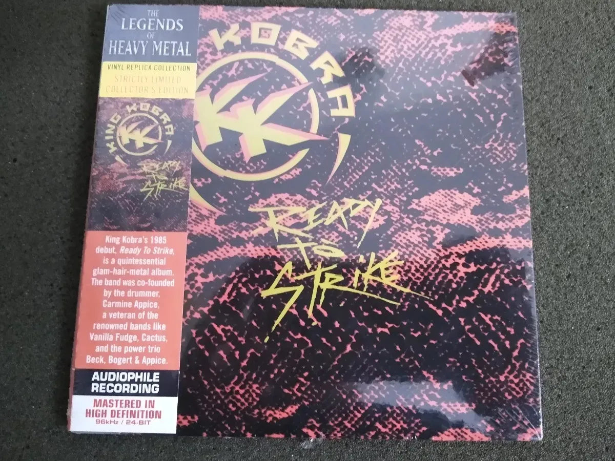 Cd - King Kobra - Ready To Strike  Digipak Vinyl Replica/obi