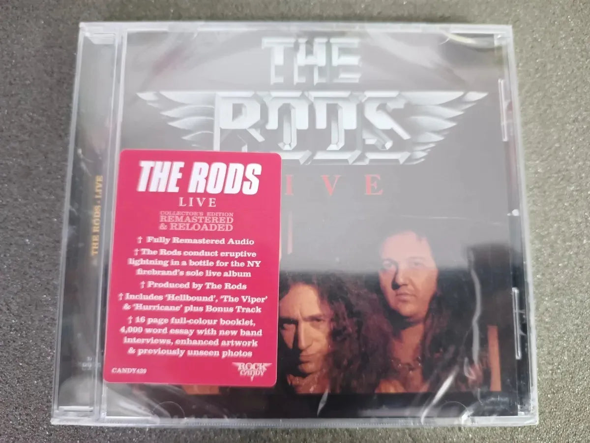 Cd - The Rods - Live C/bonus - Rock Candy - Heavy Metal