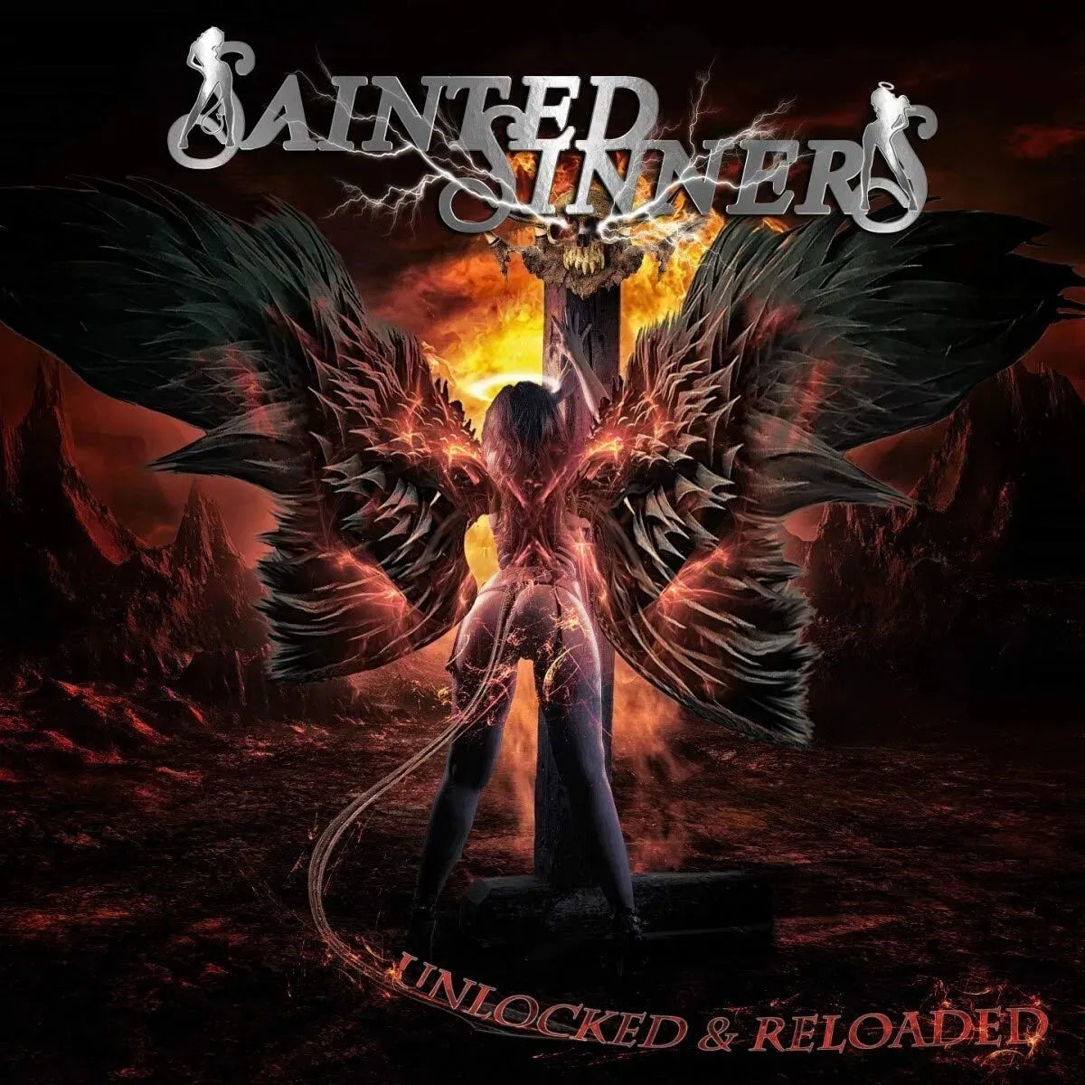 Cd Sainted Sinners -unlocked & Reloaded (2020) Hard Rock Imp