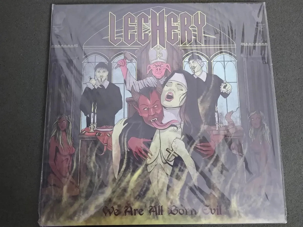 Lp - Lechery  We Are All Born Evil - Ltd Yellow Vinyl *imp