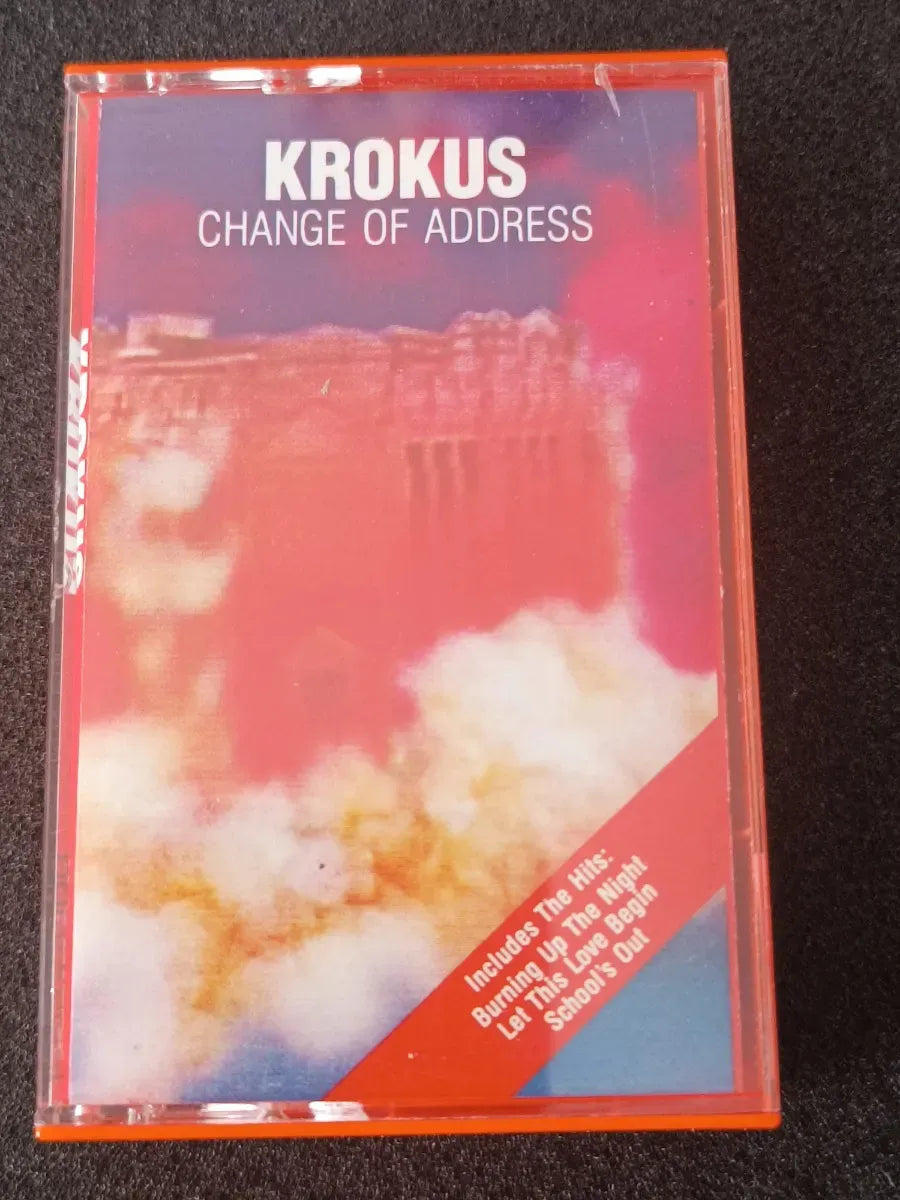 K7 Cassete - Krokus - Change Of Address * Us - Hard - 1986