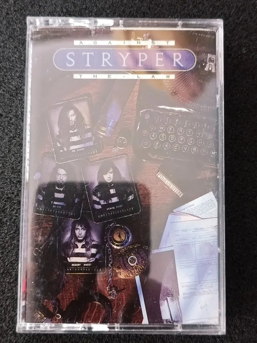 K7 Cassete - Stryper - Against The Law * Canada - Heavy 1990
