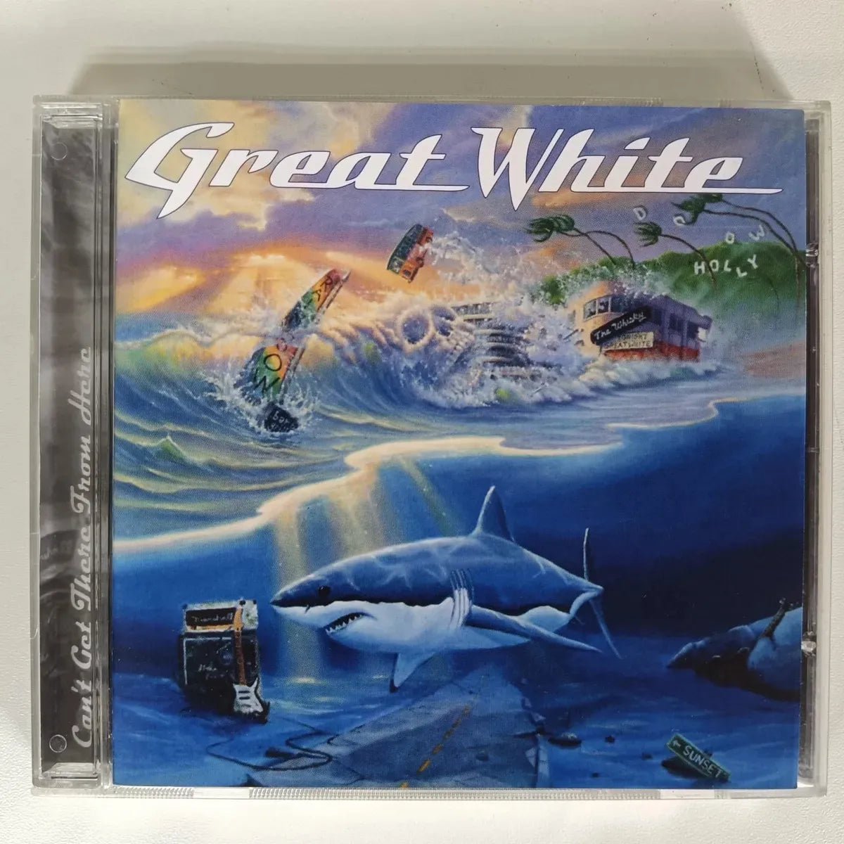 Cd Great White-cant Get There From Here *keel Helix Warrant