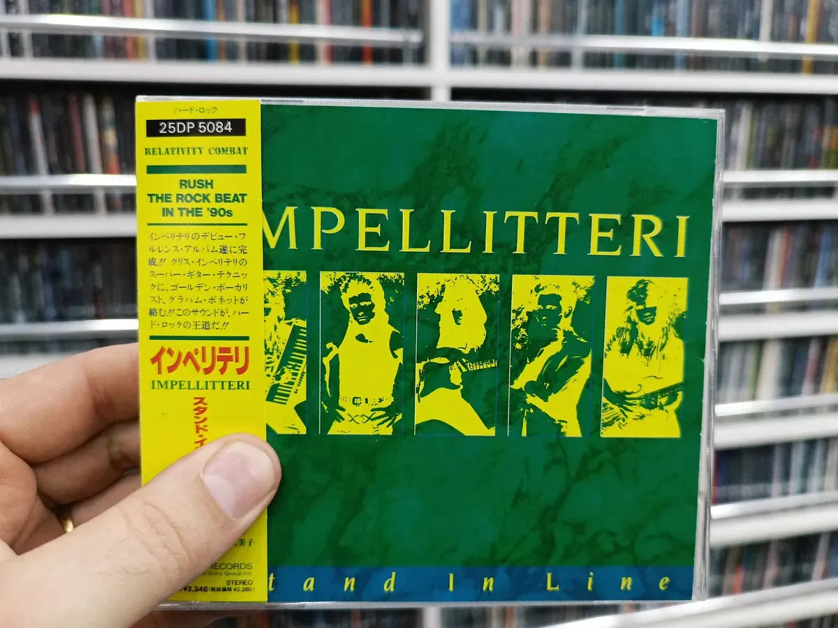 Cd Impellitteri - Stand In Line * Jap C/obi - Heavy Metal