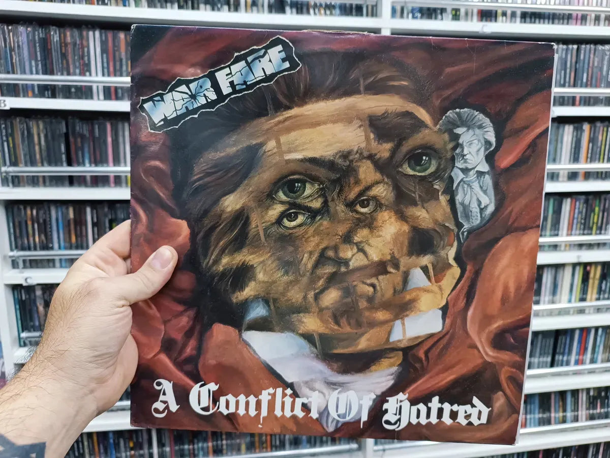 Lp Warfare - A Conflict Of Hatred * Eu - Thrash - Usado 1988