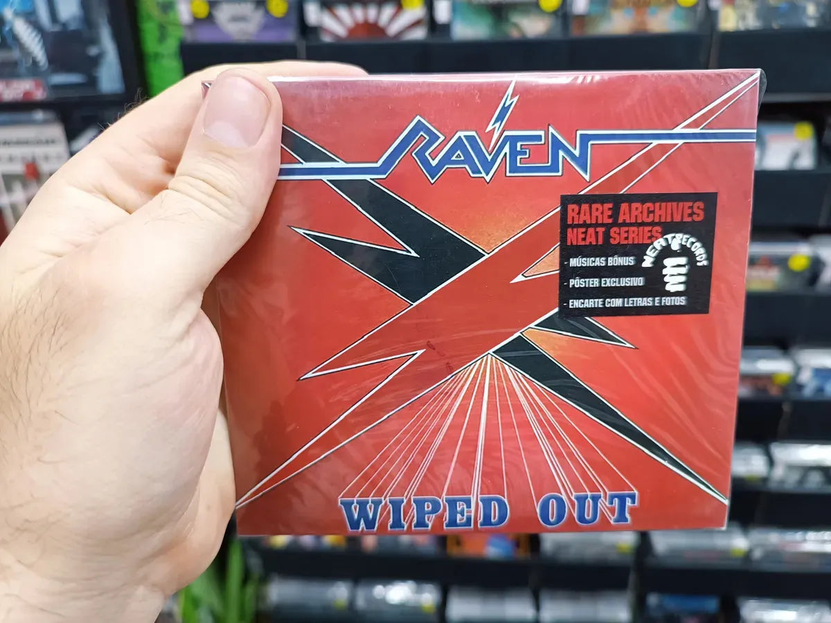 Cd Raven - Wiped Out C/bonus / Slipcase * Nac - Sealed