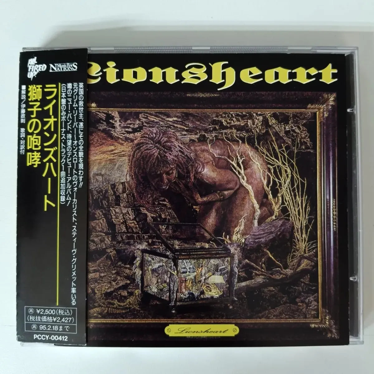Cd Lionsheart - Lionsheart 1992 Hard Heavy Cd Japan C/obi