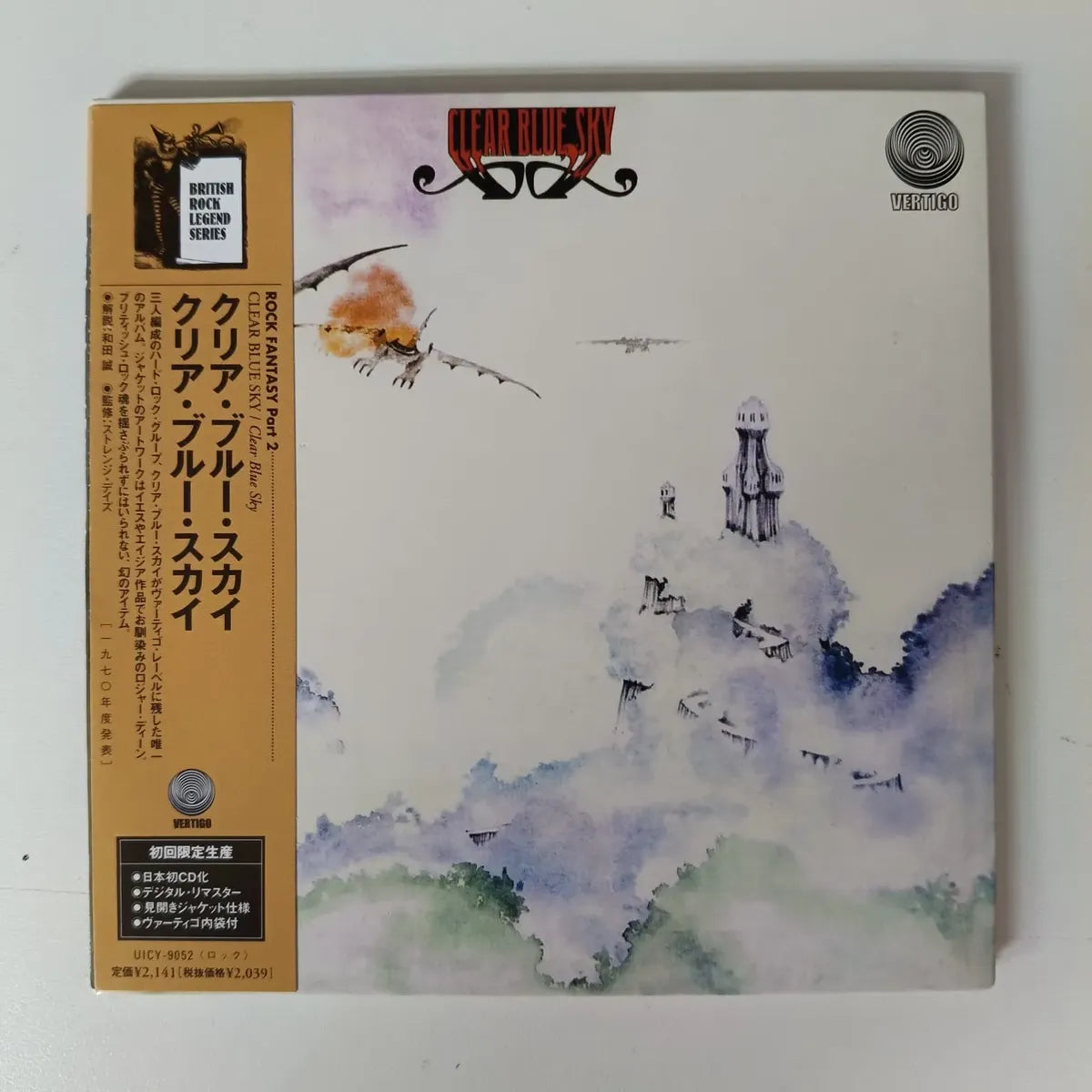 Cd Clear Blue Sky- Clear Blue Sky 1970 Hard Prog Paper Sleev
