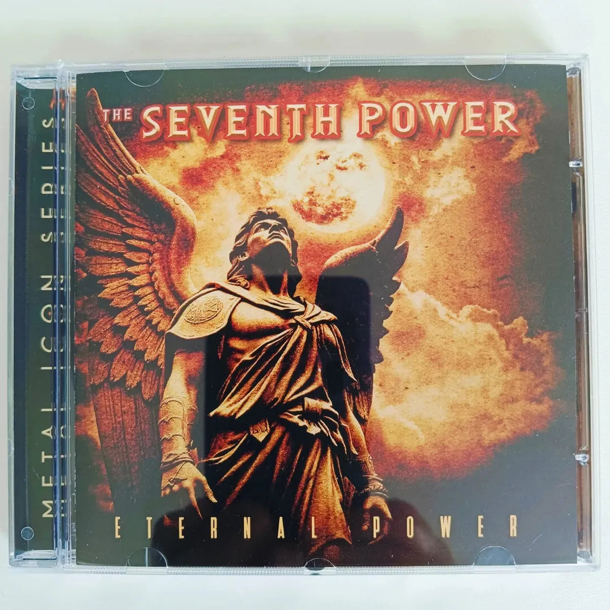 Cd The Seventh Power-eternal Power *white Metal Barren Cross