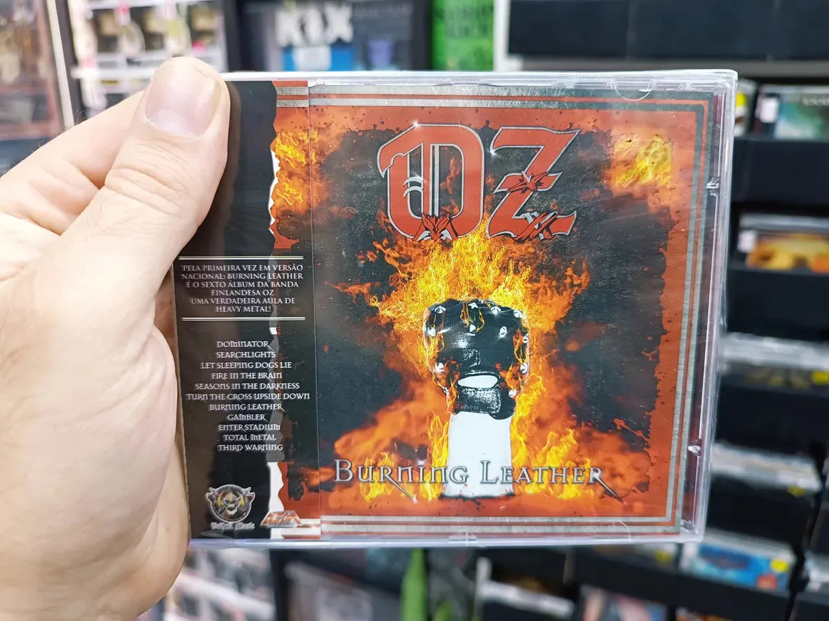 Cd Oz - Burning Leather * C/obi * Nac - Heavy Metal - Sealed