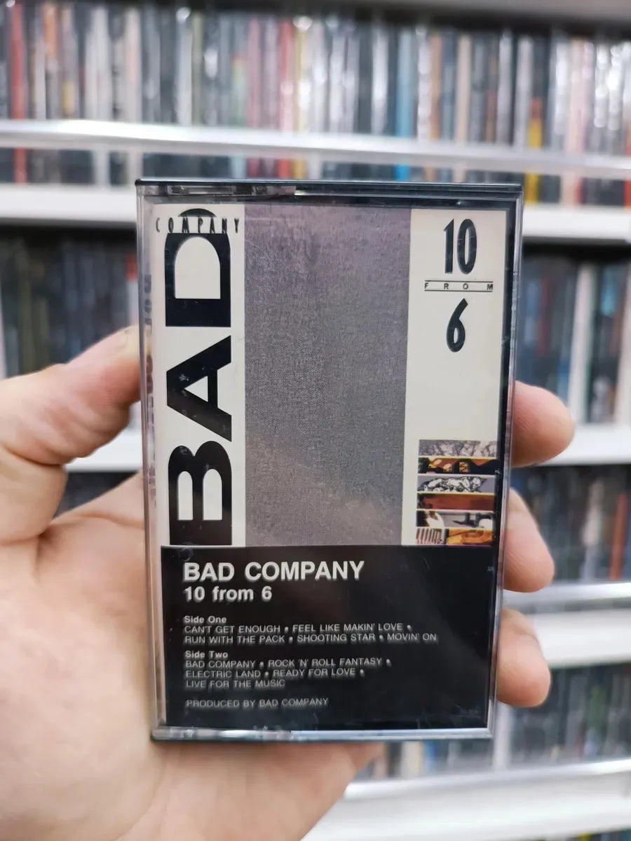K7 Bad Company - 10 From 6 * Us - Hard Rock - 1985