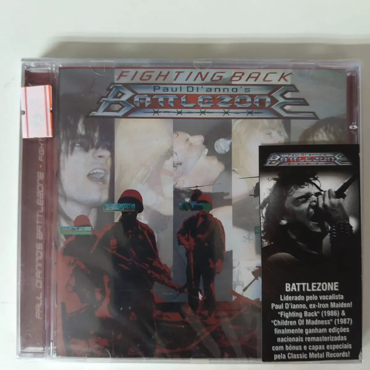 Cd Paul Dianno Battlezone - Fighting Back Nacional C/bonus