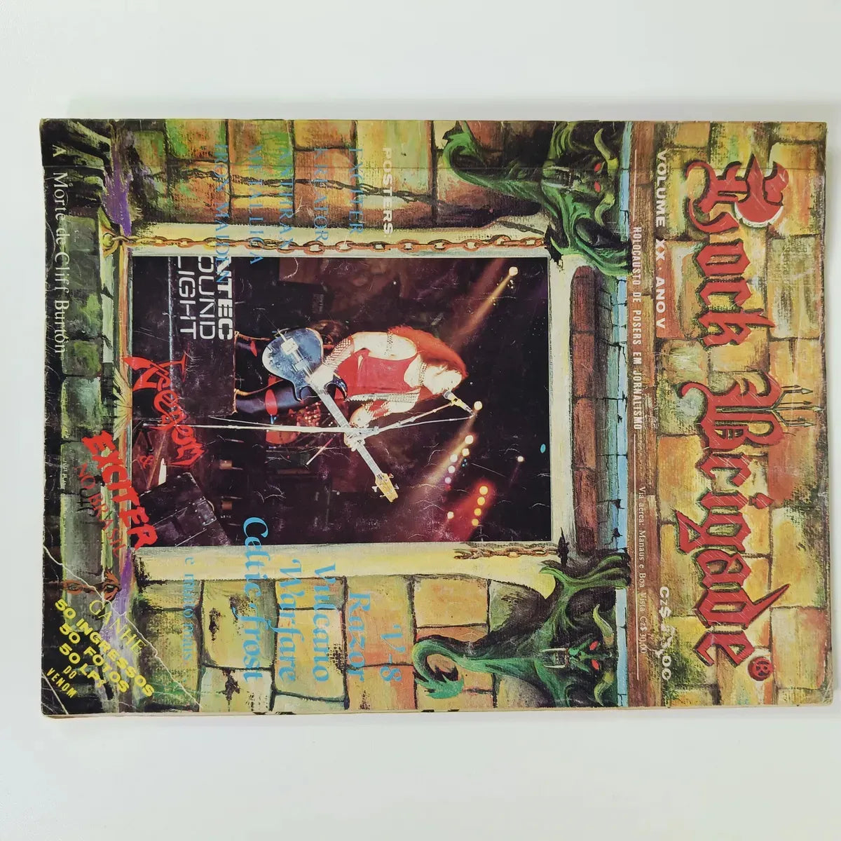 Revista Rock Brigade-vol.xx *venom Kreator Celtic Frost V-8