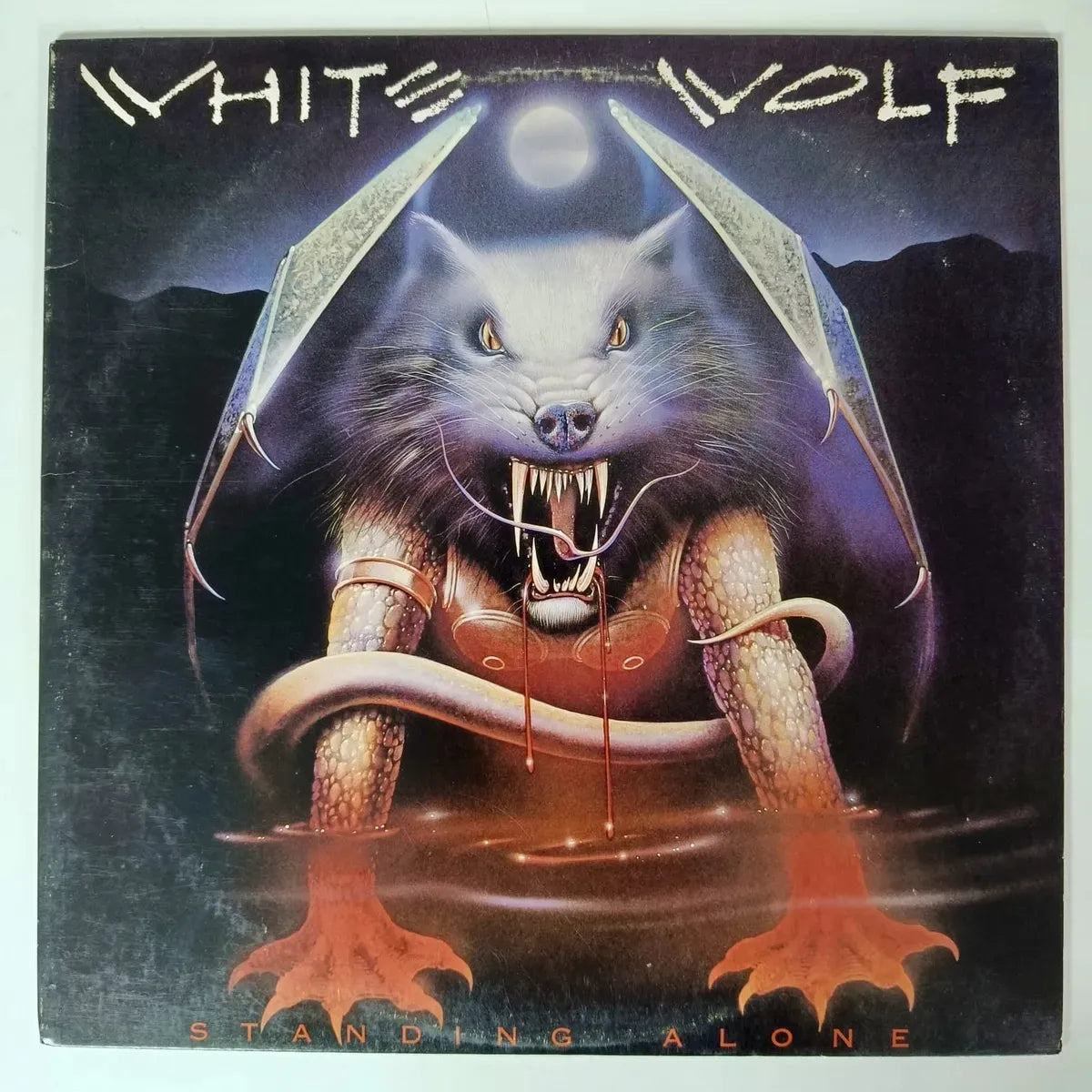 Lp White Wolf - Standing Alone (1984) Importado Hard Rock