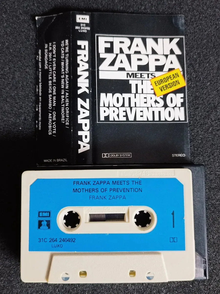 K7 Frank Zappa - Meets The Mothers Of Prevention * Nac 1986