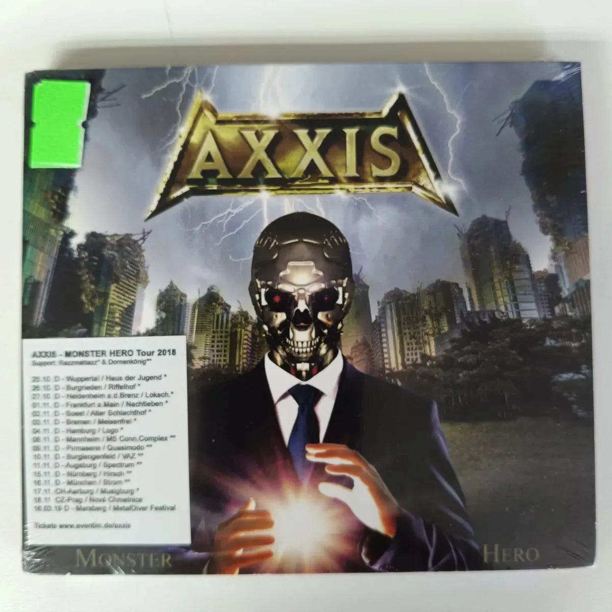 Cd Axxis-monster Hero *heavy Metal Digipack Saled Com Bonus