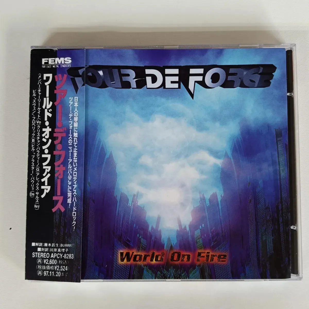 Cd Tour De Force-1st Album Hard Aor Houton Fm Nation