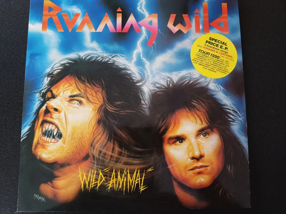 Lp Running Wild - Wild Animal * Germany - Ep - 1989 - Raro