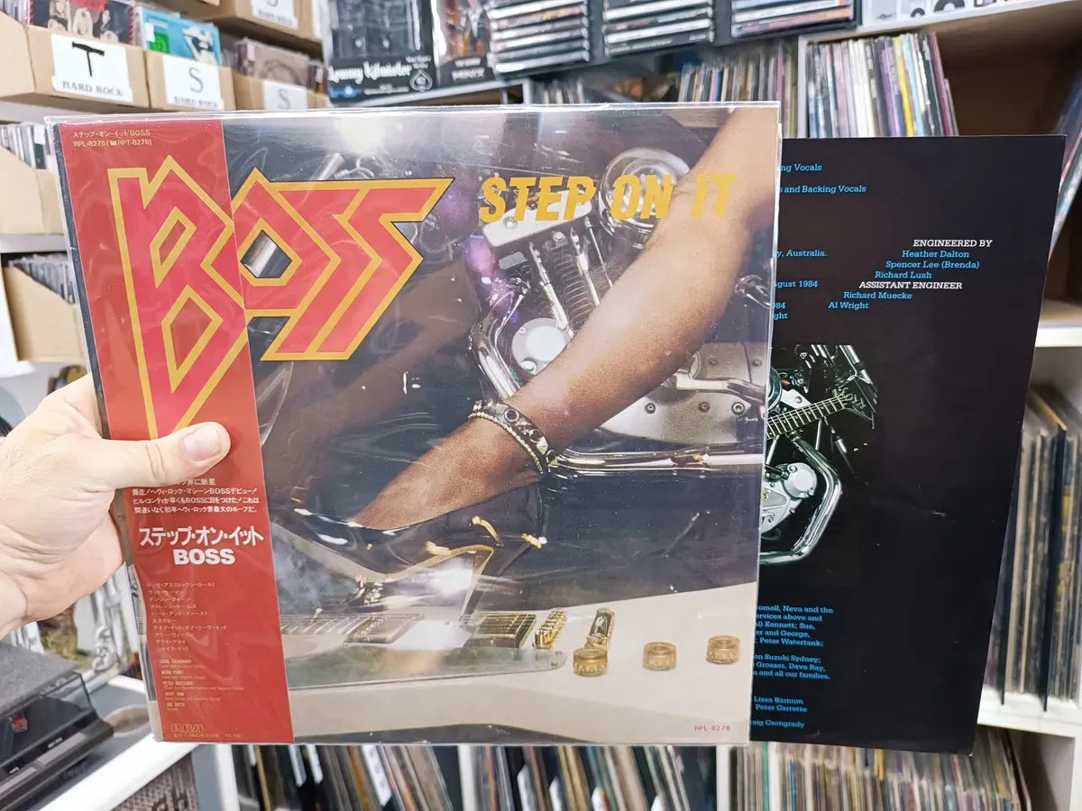 Lp Boss  Step On It * Jap C/obi - Heavy Metal - 1985