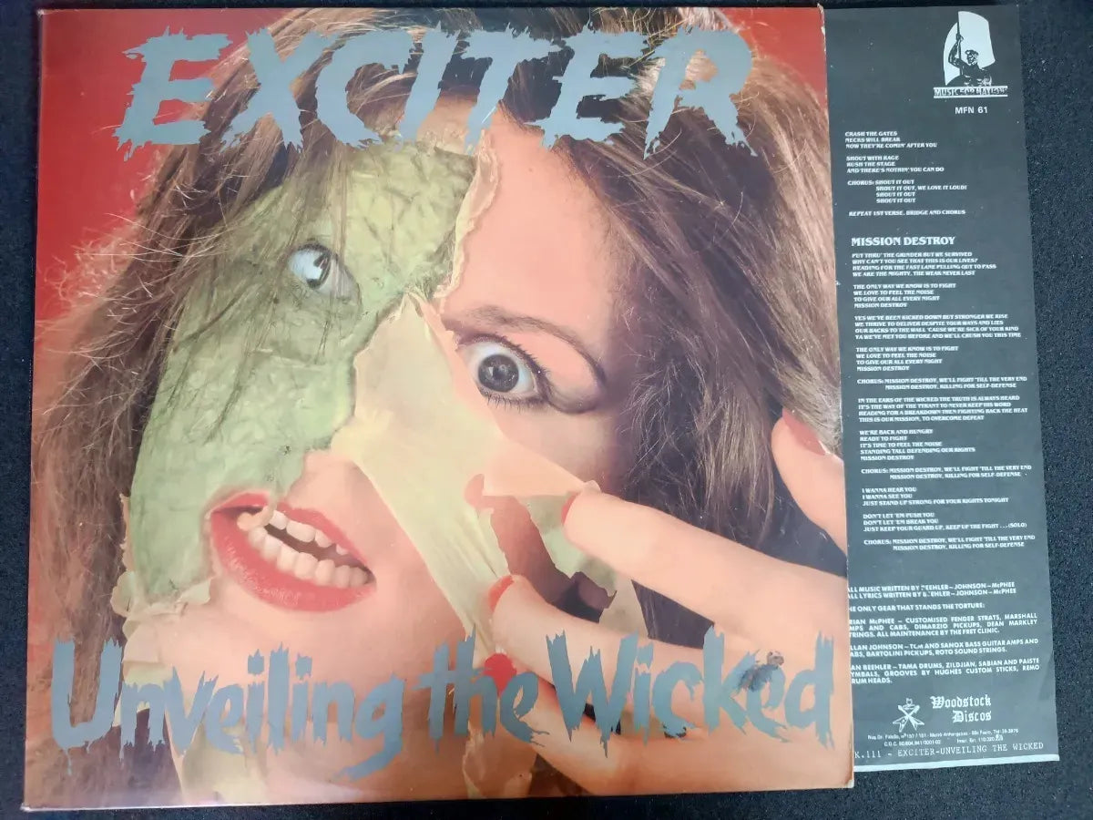 Lp - Exciter - Unveiling The Wicked * Nac - Speed Metal 1987
