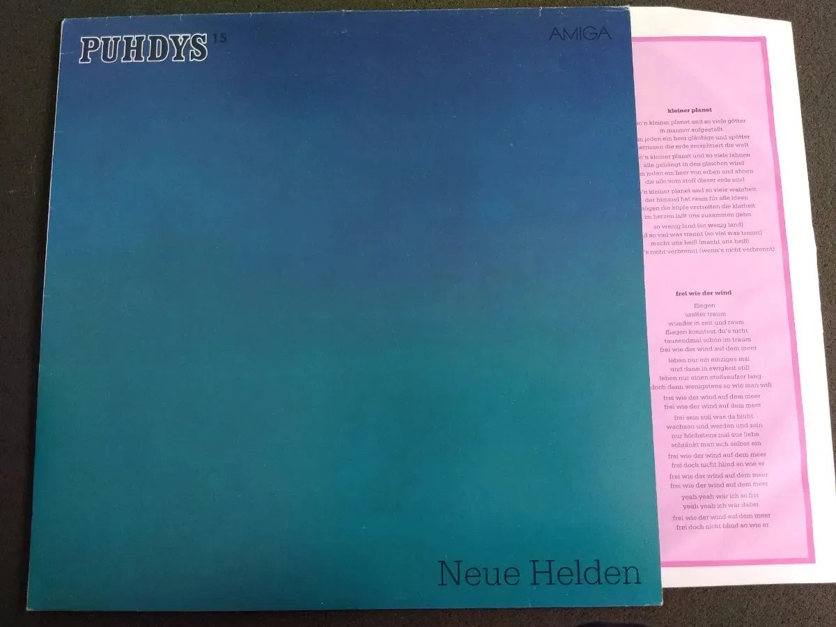 Lp - Puhdys - Neue Helden * Germany - Prog Rock - 1989