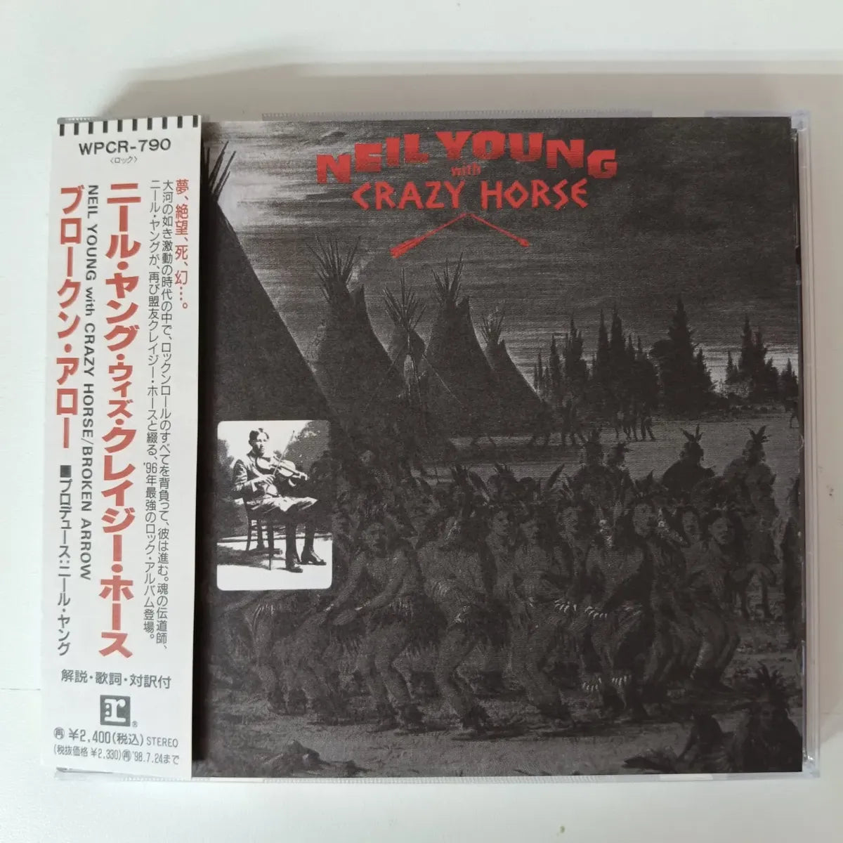 Cd Neil Young With Crazy Horse - Broken Arrow Japan C/obi