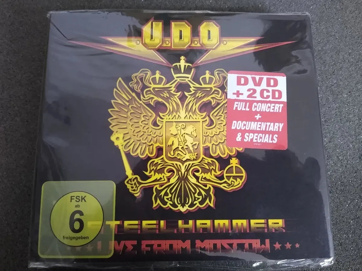 Cd - U. D. O - Steelhammer - Live From Moscow * 2 Cds + Dvd