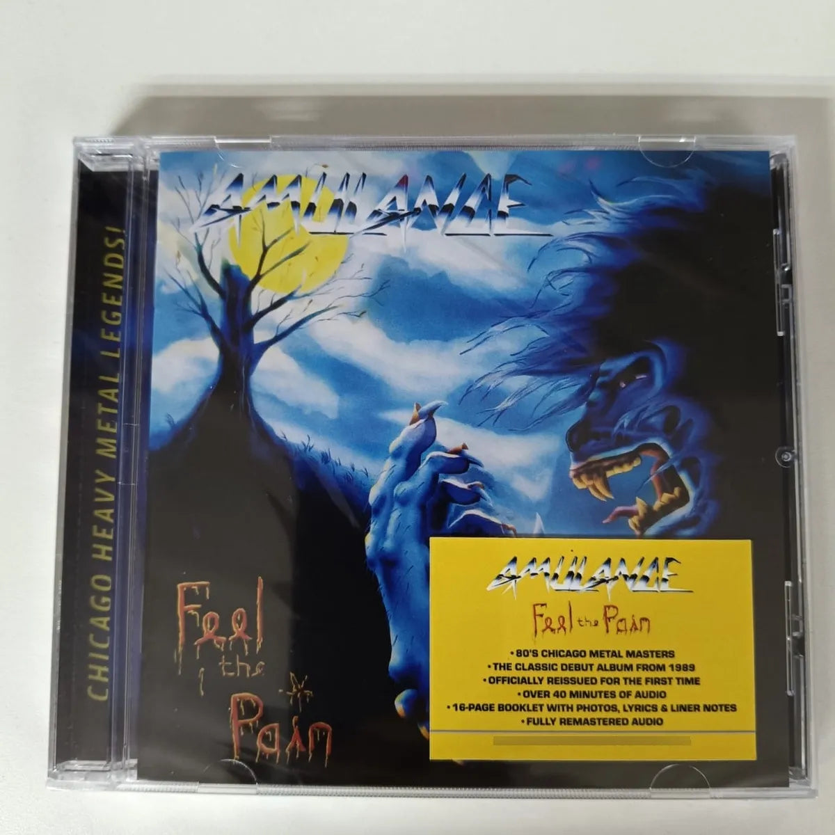 Cd Amulance - Feel The Pain 1989 / 2025 Speed Metal Import